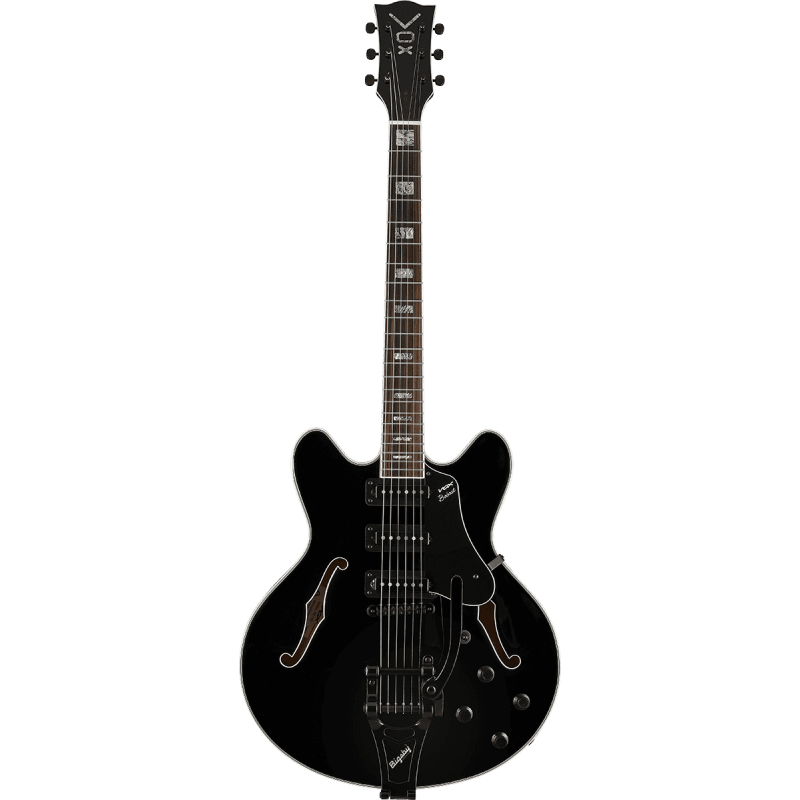 Vox BC-S66B-BK – Guitare électrique – Bobcat -  bigsby black