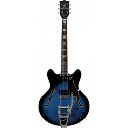 Vox BC-V90B-BL – Guitare électrique - Bobcat - bigsby blue