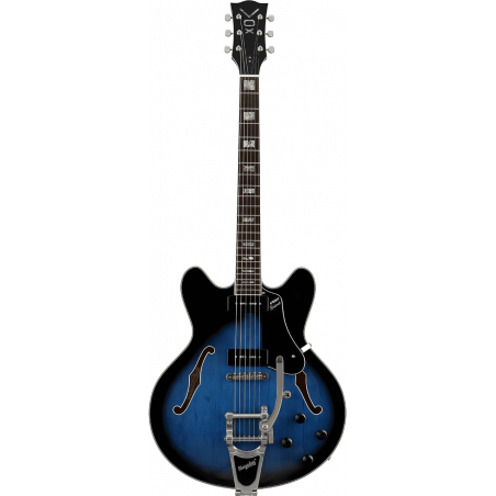 Vox BC-V90B-BL – Guitare électrique - Bobcat - bigsby blue