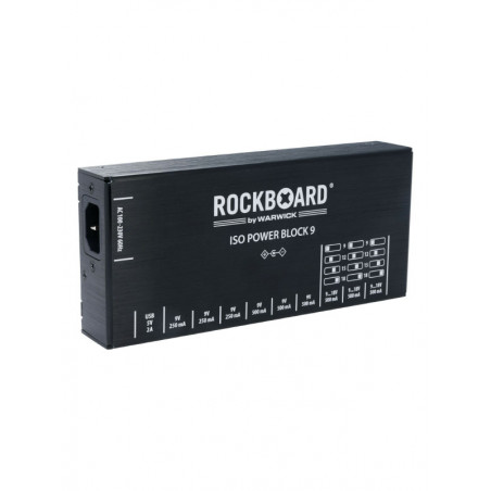 Rockboard - Power Block ISO V9 IEC, 9 à 18V, 100/230 Volt