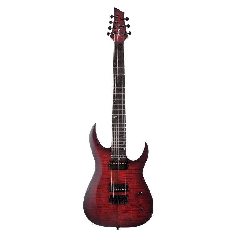 Schecter - Guitare électrique 7 cordes Sunset-7 Extreme - Scarlet Burst
