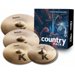 Zildjian K0801C - Pack country 15''- 17''- 19''- 20''