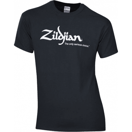 T-shirt logo zildjian noir (s)