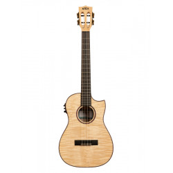 Kala KA-ASFM-B-CE - Ukulélé baryton électro-acoustique Solid Flame Maple (+housse)