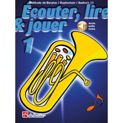 Écouter, Lire & Jouer 1 Baryton/Euph/Saxhorn TC - Jean Castelain, Michiel Oldenkamp (+ audio)