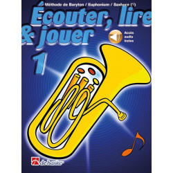 Écouter, Lire & Jouer 1 Baryton/Euph/Saxhorn Bb BC - Jean Castelain (+ audio)