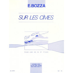 Sur les cimes pour cor et piano - Eugène Bozza