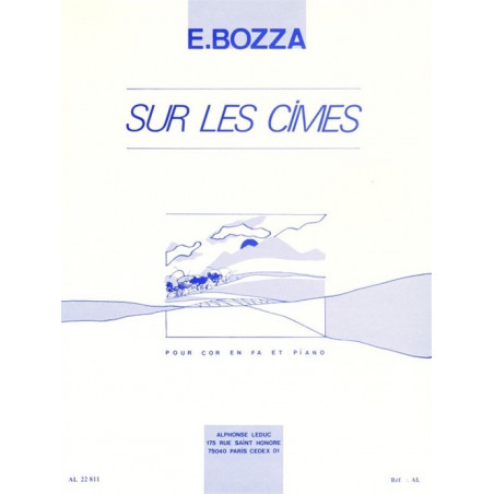Sur les cimes pour cor et piano - Eugène Bozza