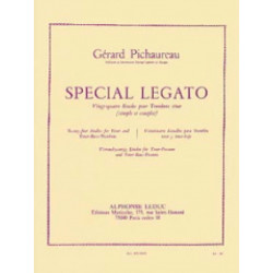 Spécial Legato - 24 Études pour Trombone ténor - Gérard Pichaureau
