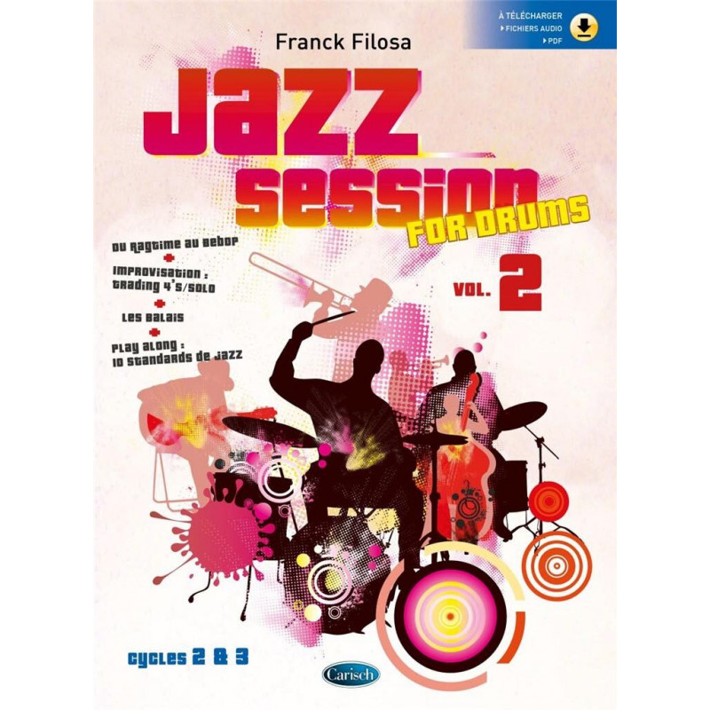 Jazz session for drums vol. 2 - Franck Filosa