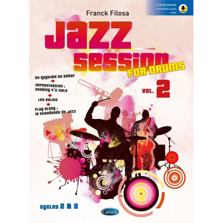 Jazz session for drums vol. 2 - Franck Filosa