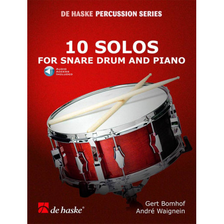 10 Solos for Snare Drum and Piano - Gert Bomhof