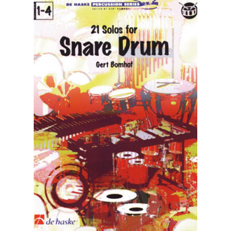 21 Solos for Snare Drum - Gert Bomhof
