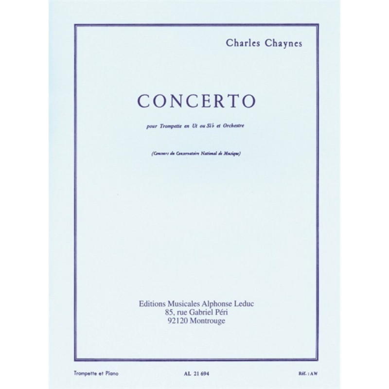 Concerto pour Trompette et Orchestre - Charles Chaynes