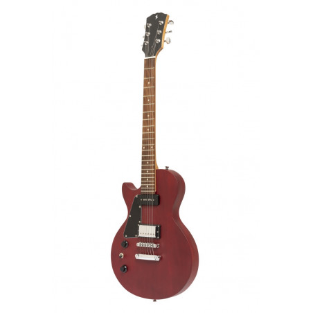 Stagg SEL-HB90 CHRRYL - Guitare électrique gaucher série Standard corps acajou massif - Cherry