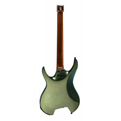 Mooer GTRS W900 - Guitare électrique headless - Aurora green (+ housse)