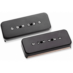 Seymour Duncan - Set de micros P90 pour guitare électrique Antiquity capots noirs