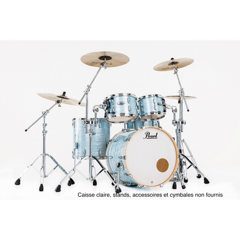 Pearl - Batterie acoustique Masters Professional rock 22" Ice Blue Oyster