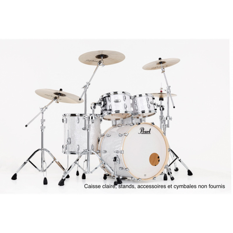 Pearl - Batterie acoustique Masters Professional rock 22" White Marine Pearl