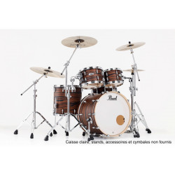 Pearl - Batterie acoustique Masters Professional rock 22" Matte Mocha Swirl