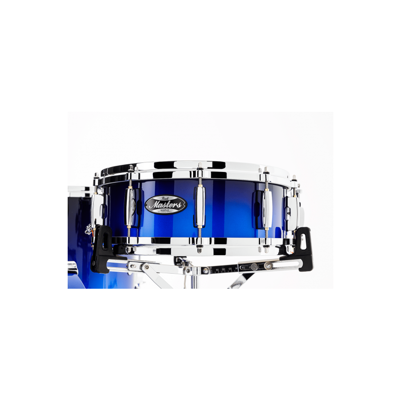 Pearl - Caisse claire Masters Maple 14 x 5" Kobalt Blue Fade Metallic