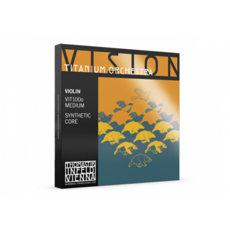 Thomastik VIT100O - Jeu Violon - Vision Titanium Orchestra - 4/4