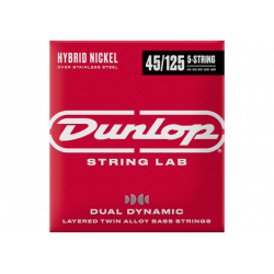 Dunlop DBHYN45125 - Hybrid Nickel 45-125 - Jeux guitare basse