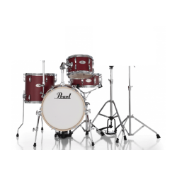 Pearl - Batterie acoustique Midtown 16" Matte Red avec pack Hardware HWP-50S