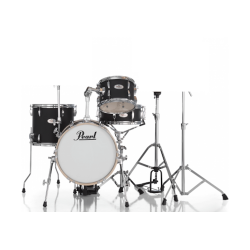 Pearl - Batterie acoustique Midtown Matte Black avec pack Hardware HWP-50S