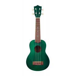 Alabama FZU-003GR - Ukulélé soprano - Vert (+ housse)