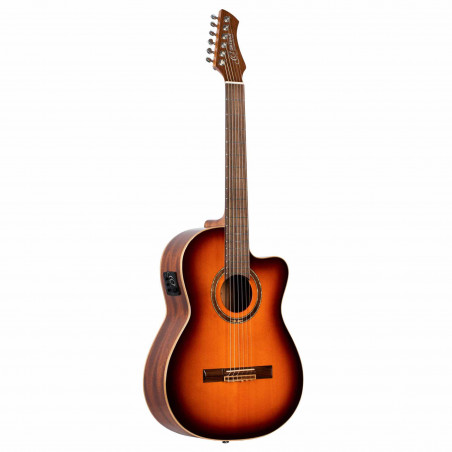 Ortega RCE238SN-FT - Guitare électro-classique slim neck - Dégradé brillant (+ housse)