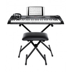 Alesis HARMONY61MK3 - Clavier arrangeur 61 touches + stand, banquette, casque et pédale de sustain