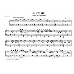 Fantasie F-moll fur klavier zu vier handen - La fantaisie en fa mineur - Piano Quatre Mains