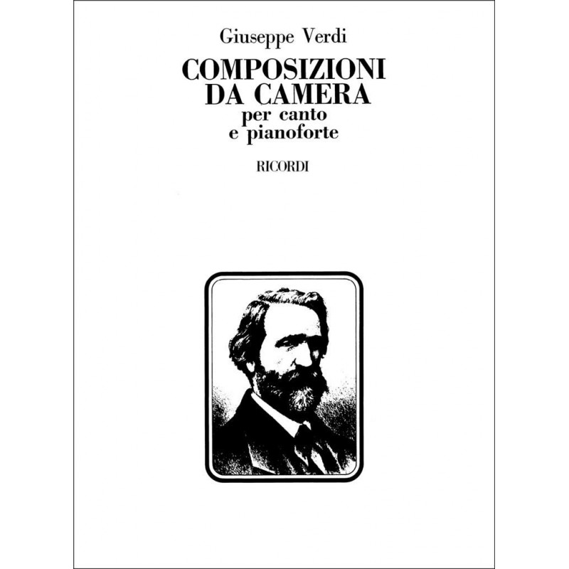 Composizioni Da Camera Verdi - Partition pour piano et voix