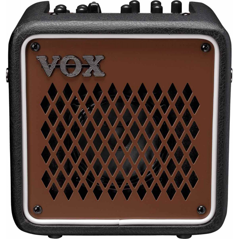 Vox VMG-3-BR - Ampli guitare électrique MINI GO 3 Earth Brown - 3W