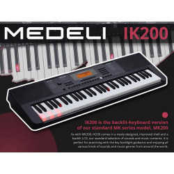 Medeli IK200 - Clavier arrangeur série Millenium - touches éclairées