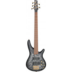 Ibanez SR305EDXBZM - Guitare basse 5 cordes  Black Ice Frozen Matte