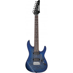 Ibanez AZ427P2QMTUB - Guitare électrique 7 cordes - Twilight Blue Burst (+ housse)