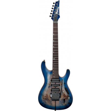 Ibanez S1070PBZCLB - Guitare électrique + housse Celurean Blue Burst