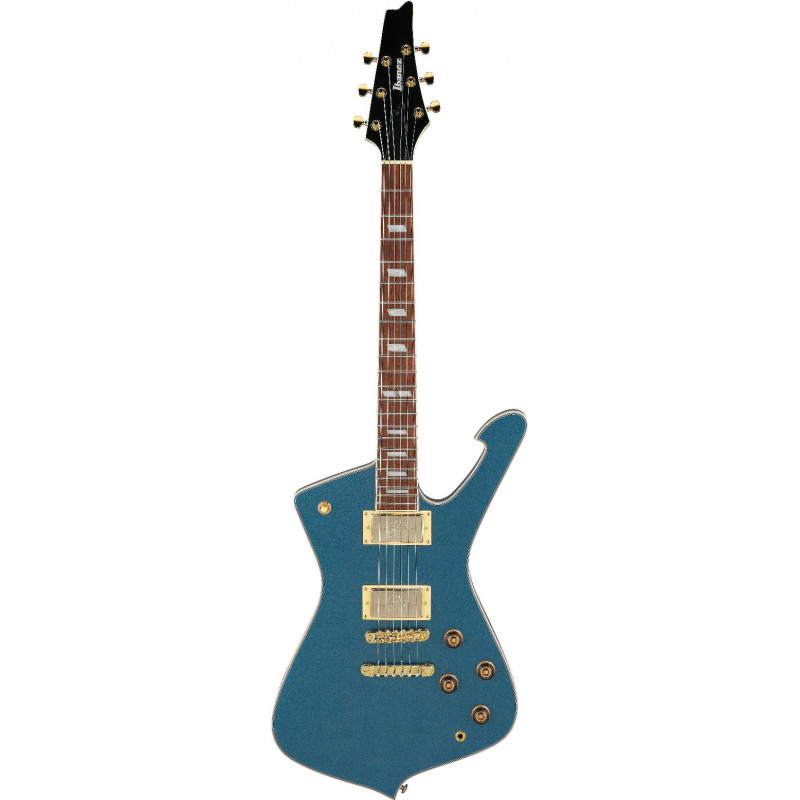 Ibanez IC420ABM - Guitare électrique - Antique Blue Metallic (+ housse)