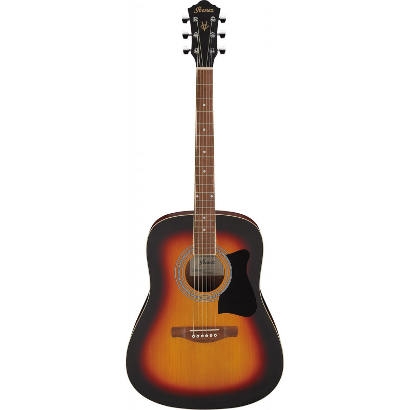 Ibanez V50NJPOVS - Pack guitare acoustique Jam Pack - Open Pore Vintage Sunburst (+ housse et accessoires)