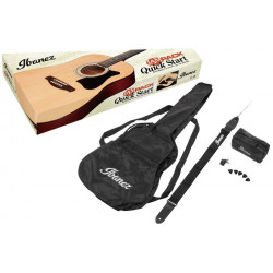 Ibanez V50NJPOPN - Pack guitare acoustique Jam Pack - Open Pore Natural (+ housse et accessoires)