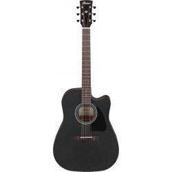 Ibanez AW247CEWKH - Guitare électro-acoustique - Weathered Black Open Pores