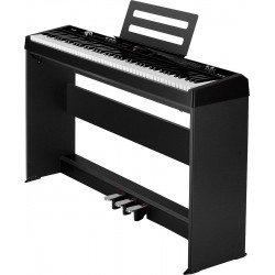 Pack Nux NPK-20 - Piano numérique + stand meuble  noir