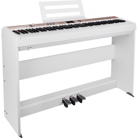 Pack Nux NPK-20 - Piano numérique + stand meuble  blanc