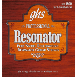 Ghs CR1600 - Cordes pour guitare Resonator 16-56