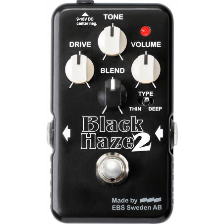 EBS BLACKHAZE-MK2 - Pédale d'overdrive Black Haze 2