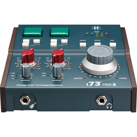 Heritage Audio I73PRO2 - Interface audio USB-C 2IN/4OUT 2 préamplis style 73