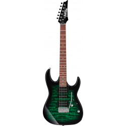 Ibanez GRX70QATEB - Guitare électrique - Transparent Emerald Burst