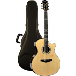 Kepma B1 Grand Auditorium Natural - Guitare acoustique série All Solid (+ étui)